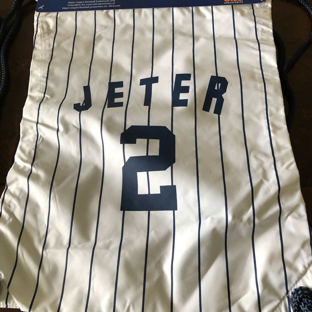 NEW Jeter Merchandise Back-sack - Picture 2 of 6
